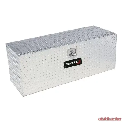 TrailFX Underbody Sgl Lid Dia Tread Bright Pol 16 Gauge Alum 36x17.5x18 6.8 Cubic Ft Cap - 190361